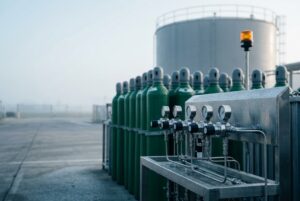 Uji kemurnian gas nitrogen di fasilitas industri